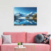 Sneeuwmeer Canvas Afdruk (Insitu (Woonkamer))