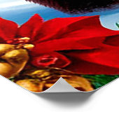 Sneeuwmeisje betoverende winterscène poster (Hoek)