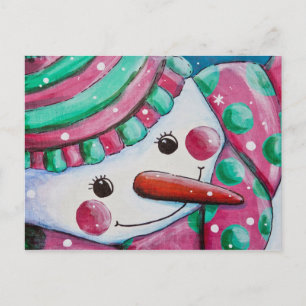sneeuwmeisje briefkaart