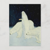 Sneeuwmeisje dat gebroken harten verzamelt briefkaart (Voorkant)