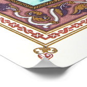 Sneeuwmeisje van Boris Zvorykin Poster (Hoek)