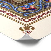 Sneeuwmeisje van Boris Zvorykin Poster (Hoek)