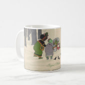 Sneeuwmeisjes Kerst Mok (Voorkant links)