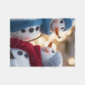 Sneeuwmensen deken (Voorkant (Horizontaal))