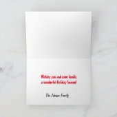 Sneeuwmensen hebben mijn hart laten smelten tijden kaart (Binnen)