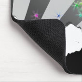 Sneeuwmobiel. poederspoor. muismat (Hoek)