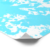 Sneeuwmobiel. poederspoor. poster (Hoek)