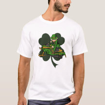 Sneeuwmobiler Leprechaun St. Patrick's Day
