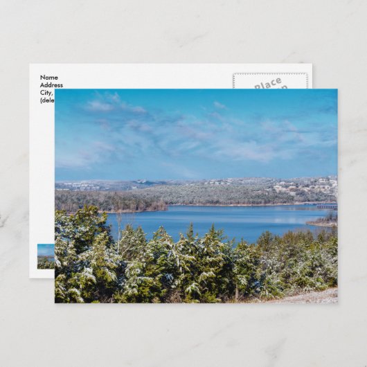 Sneeuwmosterd bij het Briefkaart van het tafelRock (Voorkant / Achterkant)