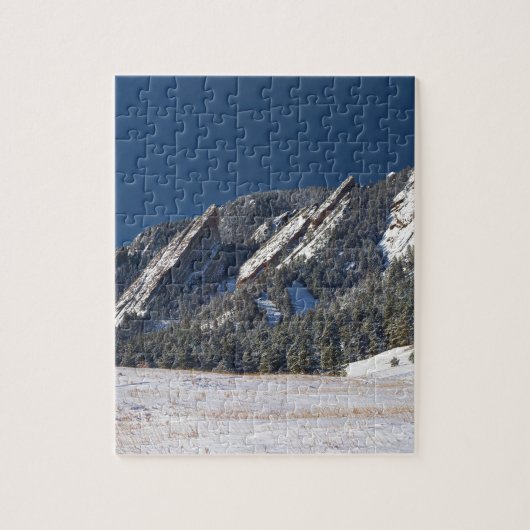 Sneeuwmot Boulder Colorado Panorama Legpuzzel (Verticaal)