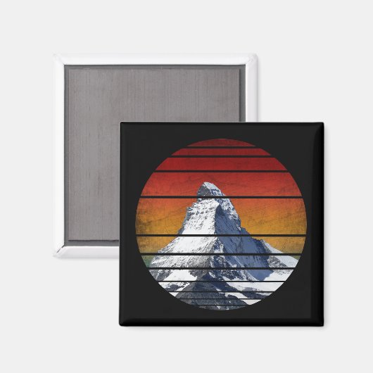  SNEEUWMOUNTAIN DIE GIFT VERBEREKENT MAGNEET (Voorkant / Achterkant)