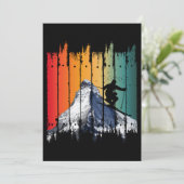  SNEEUWMOUNTAIN SKIËN GIFT KAART (Staand voorkant)