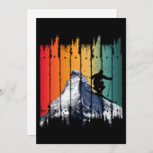  SNEEUWMOUNTAIN SKIËN GIFT KAART (Voorkant / Achterkant)