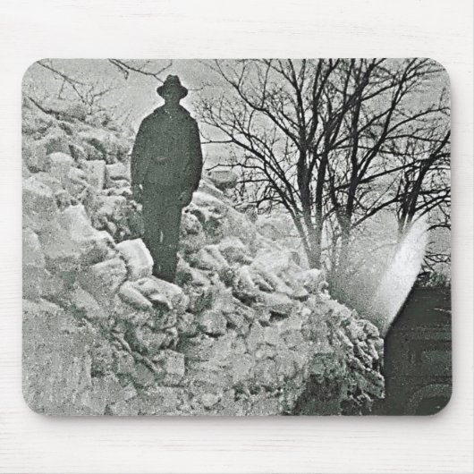 Sneeuwmousepad Muismat (Voorkant)