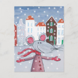 Sneeuwmuis Briefkaart