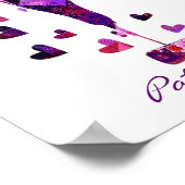 Sneeuwnaaimachine voor flessentaal poster (Hoek)