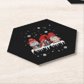 Sneeuwnaaimachine voor kerstgrind Shirt Kartonnen Onderzetters (Schuin)