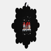 Sneeuwnaaimachine voor kerstgrind Shirt Ornament Kaart (Rechts)