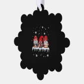 Sneeuwnaaimachine voor kerstgrind Shirt Ornament Kaart (Links)