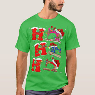 Sneeuwnaaiwitjes Licht Sinterho-naaimachine T-shirt