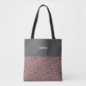 Sneeuwnaam voor prettige kerstpermint tote bag (Voorkant)