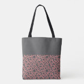 Sneeuwnaam voor prettige kerstpermint tote bag (Achterkant)