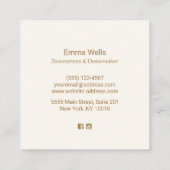 Sneeuwnaapspanning van de machine contactkaartje (Achterkant)