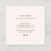 Sneeuwnaapspanning van de machine contactkaartje (Achterkant)