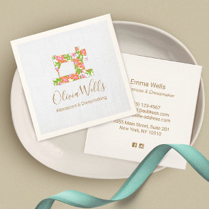 Sneeuwnaapspanning van de machine vierkante visitekaartje