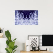 Sneeuwnacht Poster (Thuiskantoor)