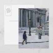 Sneeuwochtend St. Paul's kathedraal 2009 Briefkaart (Voorkant / Achterkant)