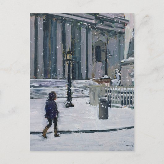 Sneeuwochtend St. Paul's kathedraal 2009 Briefkaart (Voorkant)