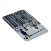 Sneeuwochtend St. Paul's kathedraal 2009 Magneet (Rechterzijde)