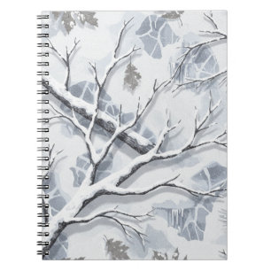 Sneeuwomgevingen Camouflage  Notitieboek