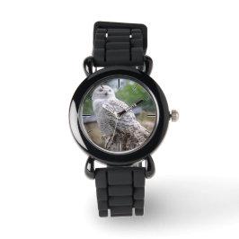Sneeuwowl Horloge