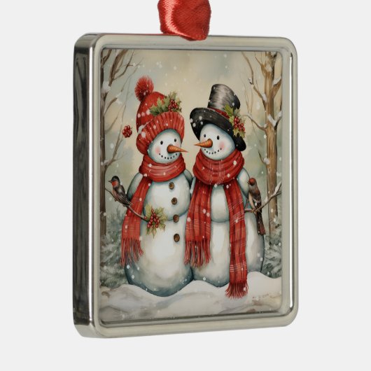 Sneeuwpaar Ornament (Rechts)