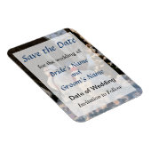 Sneeuwpaar sparen de Datum Magneet (Rechterzijde)