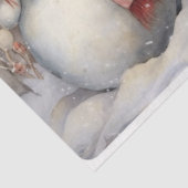 Sneeuwpaar Tissuepapier (Detail)