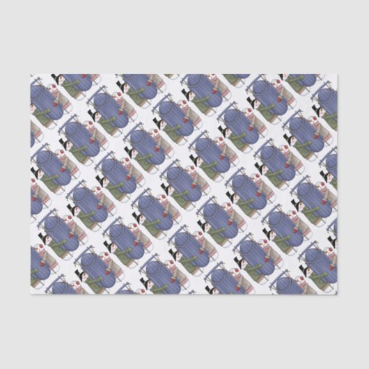 Sneeuwpaar Tissuepapier (Voorkant)