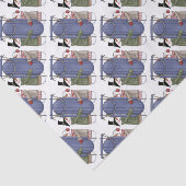 Sneeuwpaar Tissuepapier (Detail)