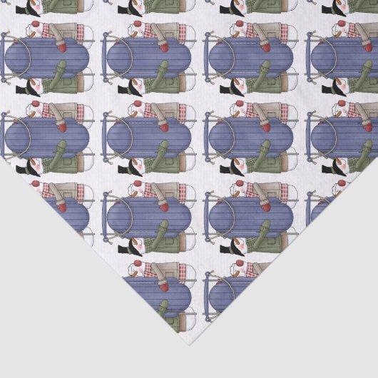 Sneeuwpaar Tissuepapier (Detail)