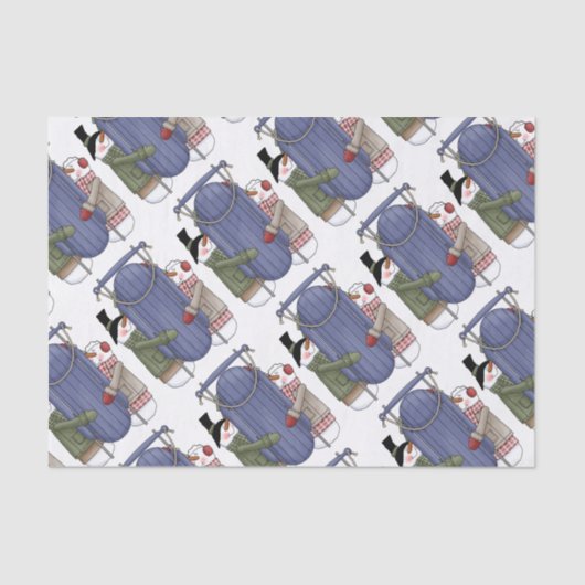 Sneeuwpaar Tissuepapier (Voorkant)