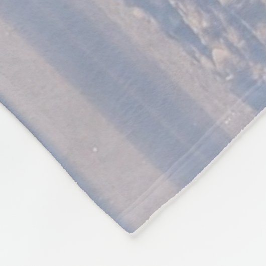 SNEEUWPAARD FLEECE DEKEN (Hoek)