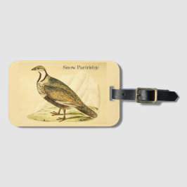 Sneeuwpatrijs Bagage Label