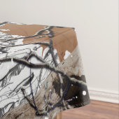 Sneeuwpatroon 2 van jachtCamouflage Tafelkleed (Voorbeeld)