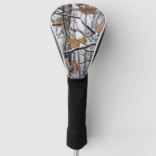 Sneeuwpatroon 3 van het jachtkamp golfheadcover (Voorkant)