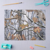 Sneeuwpatroon 3 van het jachtkamp tissuepapier (Craft)