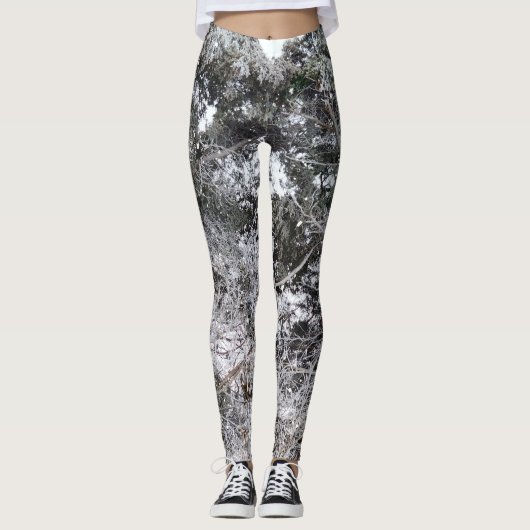 Sneeuwpatroon van jachtCamouflage 4 Leggings (Voorkant)
