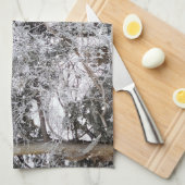 Sneeuwpatroon van jachtCamouflage 4 Theedoek (Quarter Fold)