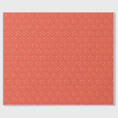 Sneeuwpatroonrood-vakantieverlooppapier Cadeaupapier (Vlak)